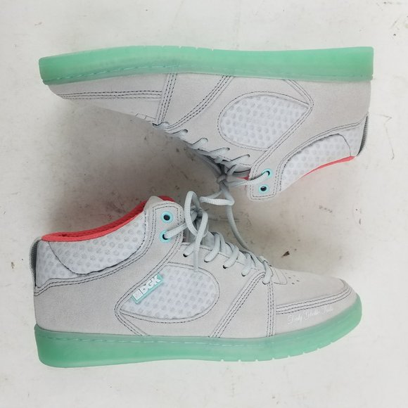 NWOB és eS x DGK Accel Slim Mid Shoe Men's 7 Suede Gray 2017 Skateboarding - Picture 7 of 9